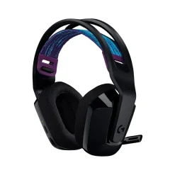 Logitech G535 Wireless Stereo Over-the-Ear Gaming Headset, Black (981-000971)