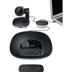 Hot Logitech Group Video Conferencing System, High Definition, Black (960-001054)