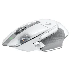 Clearance Logitech G502X LIGHTSPEED Wireless Optical Gaming Mouse, (910-006187) White