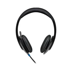 Sale Logitech H540 Computer HD Headset, Over-the-Head, Black (981-000510)