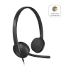Online Logitech H340 Computer Headset, Over-the-Head, Black (981-000507)