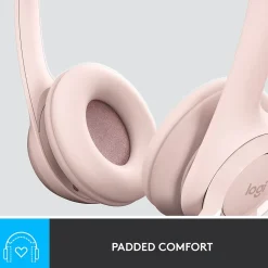 Discount Logitech H390 Noise Canceling Stereo Headset, (981-001280) Rose