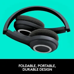 Best Logitech H600 Wireless Computer Headset, Over-the-Head, Black