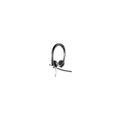 Discount Logitech ® H650e USB Stereo Binaural Headset With Noise Cancelling Microphone