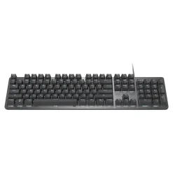 Hot Logitech K845 Mechanical Illuminated Aluminum Gaming Keyboard, Red Switches, Black (920-009859)