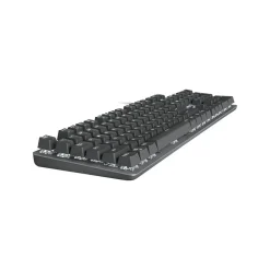 Hot Logitech K845 Mechanical Illuminated Aluminum Gaming Keyboard, Red Switches, Black (920-009859)