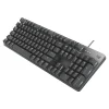 Outlet Logitech K845 Mechanical Illuminated Aluminum Gaming Keyboard, Cherry MX Red Switches, Black (920-009863)
