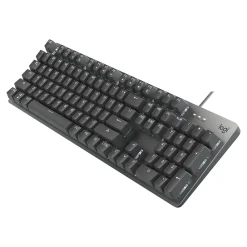Outlet Logitech K845 Mechanical Illuminated Aluminum Gaming Keyboard, Cherry MX Red Switches, Black (920-009863)
