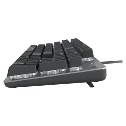 Outlet Logitech K845 Mechanical Illuminated Aluminum Gaming Keyboard, Cherry MX Red Switches, Black (920-009863)