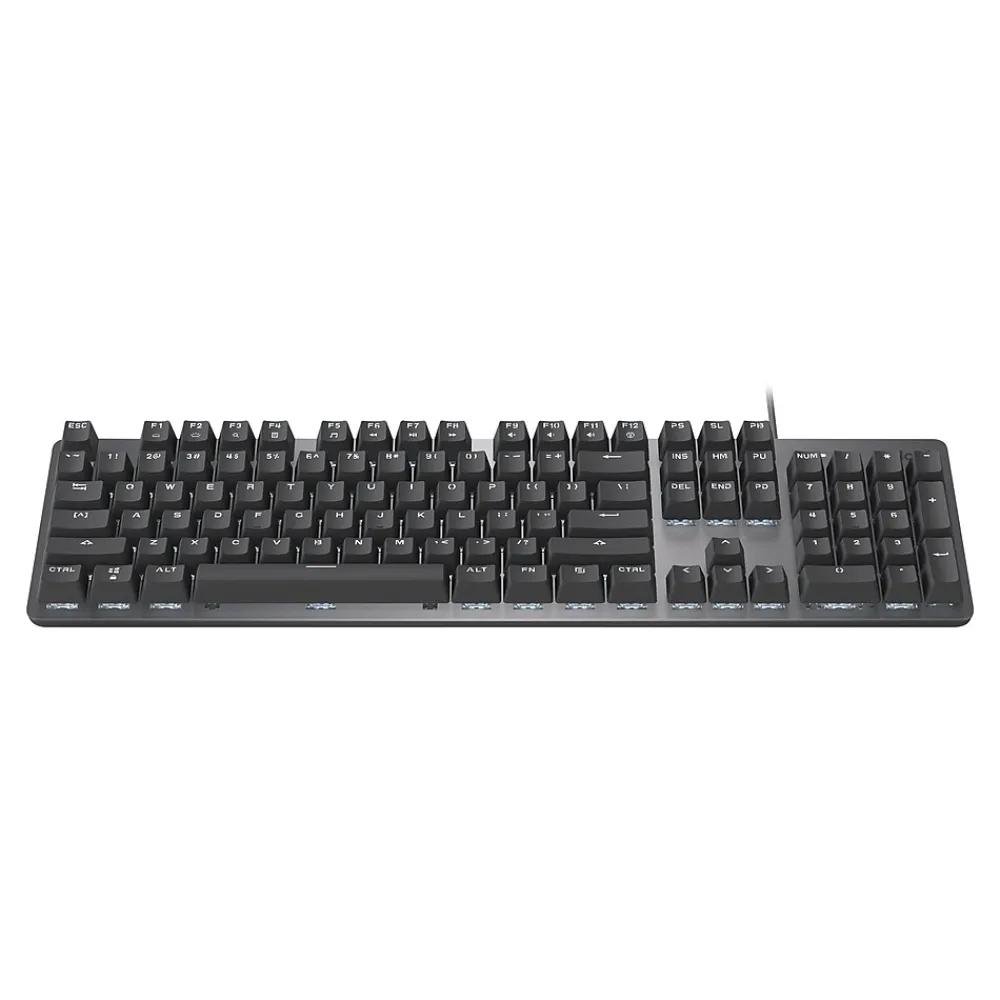 Sale Logitech K845 Mechanical Illuminated Aluminum Gaming Keyboard, Cherry MX Blue Switches, Black (920-009864)