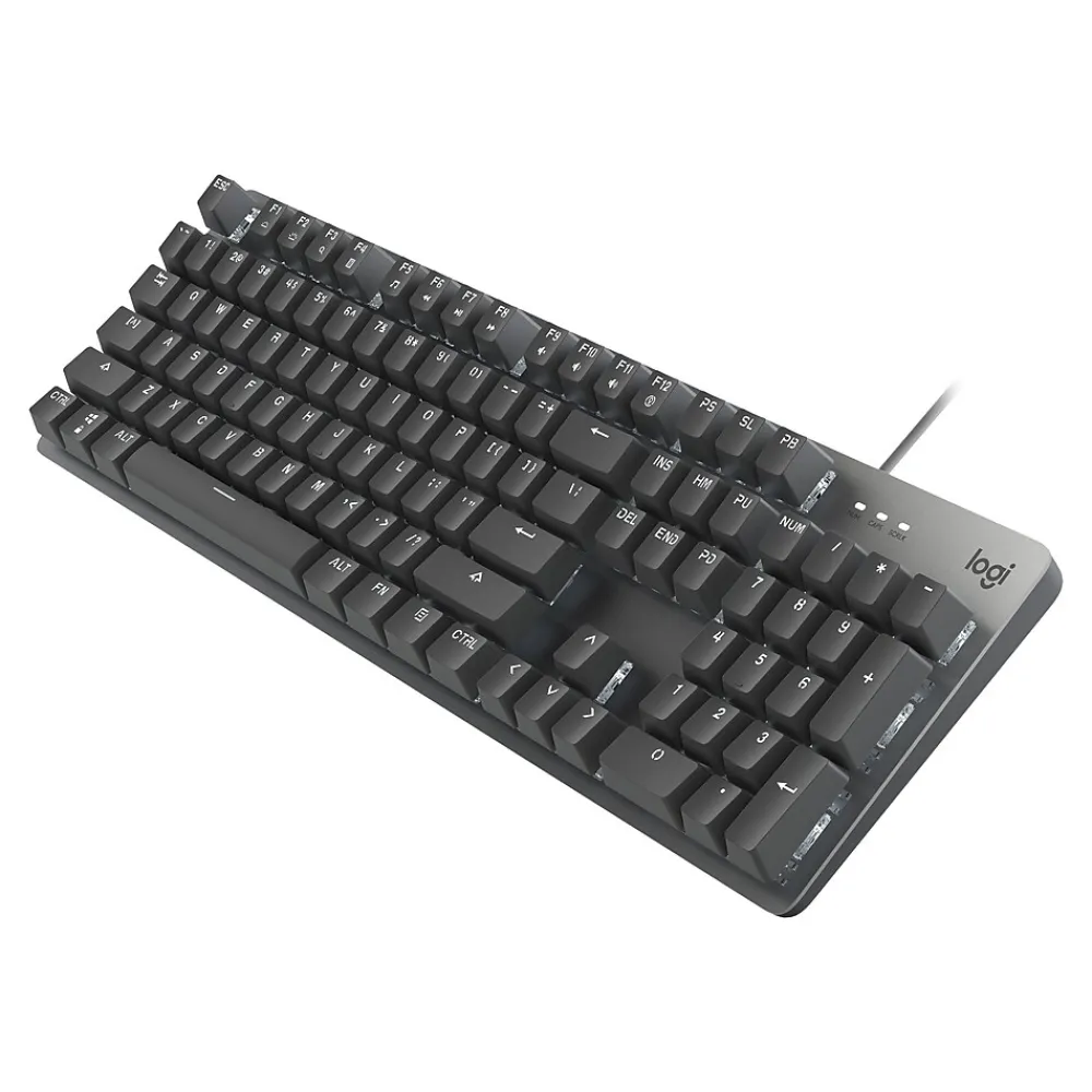 Sale Logitech K845 Mechanical Illuminated Aluminum Gaming Keyboard, Cherry MX Blue Switches, Black (920-009864)