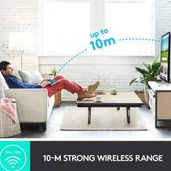 Discount Logitech K400 Plus Wireless Touch Keyboard, Dark Gray (920-007119)