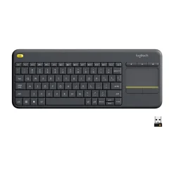 Hot Logitech K400 Plus Wireless Touch Keyboard, Dark Gray (920-007119)