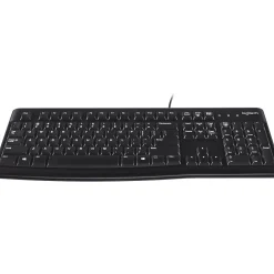 Clearance Logitech K120 USB Keyboard, Black (920-002478)