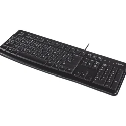 Clearance Logitech K120 USB Keyboard, Black (920-002478)
