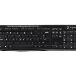 Hot Logitech K270 USB Wireless Keyboard, Black (920-003051)