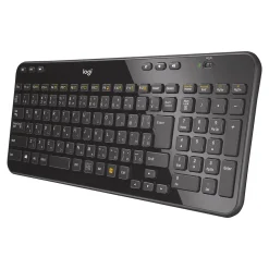 New Logitech K360 Wireless Keyboard, Glossy Black (920-004088)