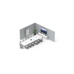 Online Logitech Large Microsoft Teams Rooms on Windows with Tap + Rally Plus + Lenovo ThinkSmart Core