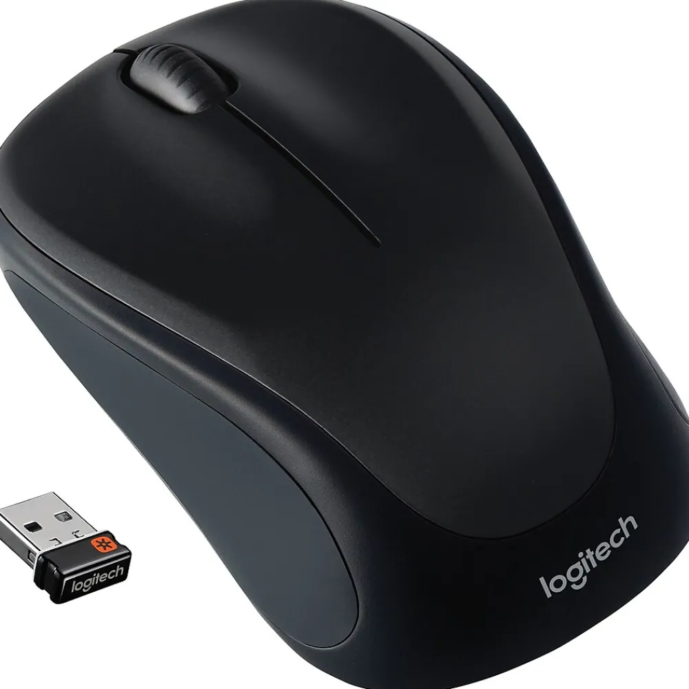 Sale Logitech M317 Compact Wireless Optical Mouse, Black (910-003416)