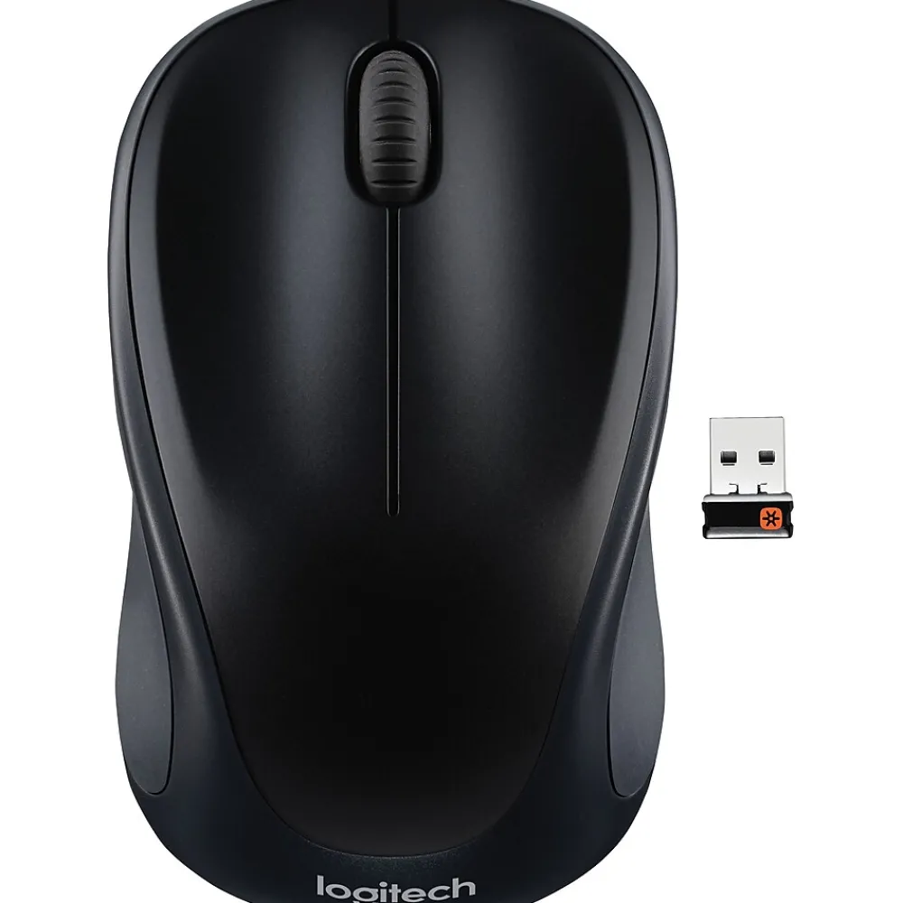 Sale Logitech M317 Compact Wireless Optical Mouse, Black (910-003416)