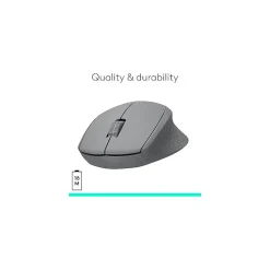 Discount Logitech M330 Silent Plus Wireless Optical USB Mouse, (910-004908) Gray