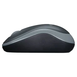 Discount Logitech M185 Wireless Ambidextrous Optical USB Mouse, Swift Grey (910-002225)