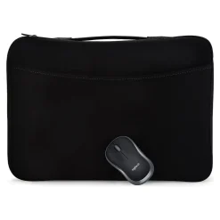 Online Logitech M185 Wireless Ambidextrous Optical Mouse with Laptop Sleeve, Black (910-004806)