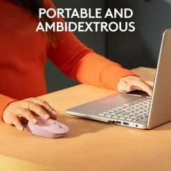 Discount Logitech M170 Wireless Ambidextrous Optical Mouse, Rose (910-006862)