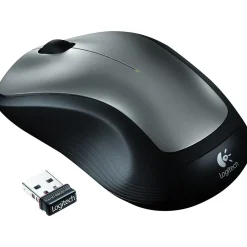 Outlet Logitech M310 Wireless Ambidextrous Optical Mouse, Silver (910-001675)
