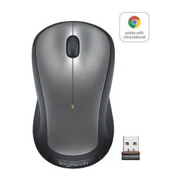 Outlet Logitech M310 Wireless Ambidextrous Optical Mouse, Silver (910-001675)