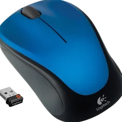Hot Logitech M317 Wireless Mouse, Blue (910-002901)