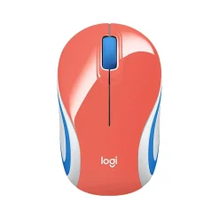 New Logitech M187 Wireless Optical USB Mouse with 14" Laptop Sleeve, Blue Sunset (910-005737)