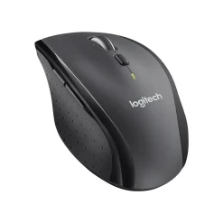 Outlet Logitech Marathon M705 Wireless Ergonomic Optical USB Mouse, Charcoal (910-001935)
