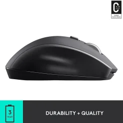 Sale Logitech Marathon M705 Wireless Ergonomic Optical USB Mouse, Charcoal (910-001935)
