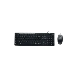 Discount Logitech Media Combo MK200 Ergonomic Keyboard and Mouse, Black (920-002714)