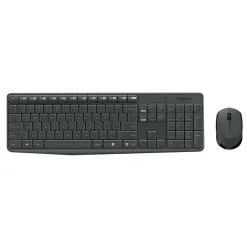 Hot Logitech MK235 Wireless Keyboard and Optical Mouse Combo, Black (920-007897)