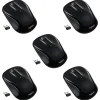 Online Logitech M325S Wireless Ambidextrous Optical USB Mouse, Black, 5/Pack (Logi910-5pk-VB)
