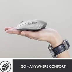 Discount Logitech MX Anywhere 3 for Mac Ergonomic Wireless Laser Mouse, Pale Gray (910-005899)