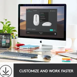 Discount Logitech MX Anywhere 3 for Mac Ergonomic Wireless Laser Mouse, Pale Gray (910-005899)