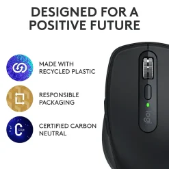 Sale Logitech MX Anywhere 3S Wireless Optical USB Mouse, Black (910-006928) Graphite