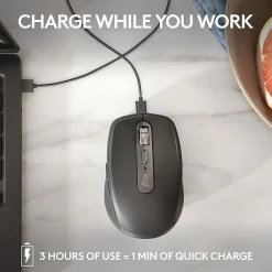 Online Logitech MX Anywhere 3S Wireless Optical Mouse, Pale Gray (910-006926)