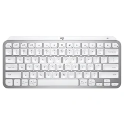 Hot Logitech MX Keys Mini Wireless Ergonomic Keyboard, Pale Gray (920-010473)