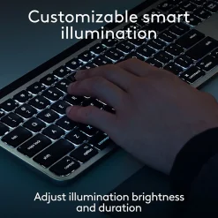 Best Logitech MX Keys S for Mac Wireless Keyboard, Space Gray (920-011621)