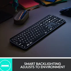 Clearance Logitech MX Keys Wireless Keyboard, Black (920-009295)