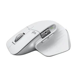 Discount Logitech MX Master 3S Wireless Ergonomic Optical Bluetooth & USB Mouse, Pale Gray (910-006558)