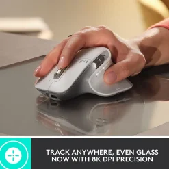 New Logitech MX Master 3S Wireless Ergonomic Optical Bluetooth & USB Mouse, Black (910-006556)