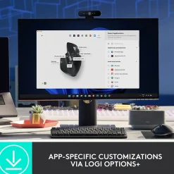 New Logitech MX Master 3S Wireless Ergonomic Optical Bluetooth & USB Mouse, Black (910-006556)