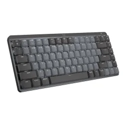 Logitech MX Mechanical Mini Illuminated Wireless Ergonomic Keyboard, Black/Gray (920-010552)
