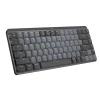 Best Logitech MX Mechanical Mini Illuminated Wireless Ergonomic Keyboard, Black/Gray (920-010551)