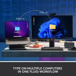 Best Logitech MX Mechanical Mini Illuminated Wireless Ergonomic Keyboard, Black/Gray (920-010551)